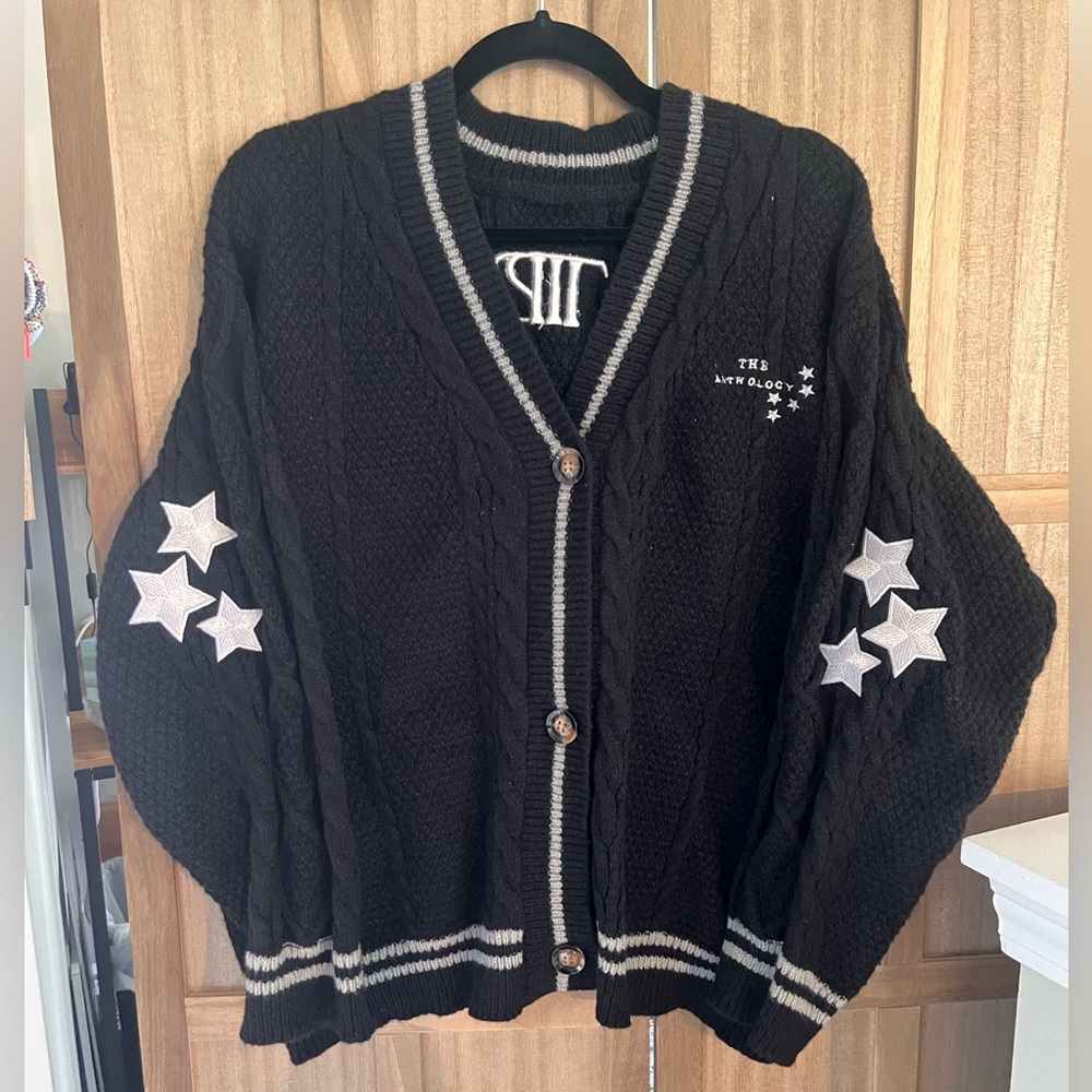 TTPD The Anthology Tortured Poets Dept Inspired Cardigan - Shoptown Boutique